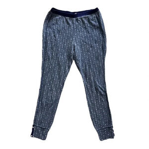 E by Eloise Blue Geometric Lounge Sleep Pants S